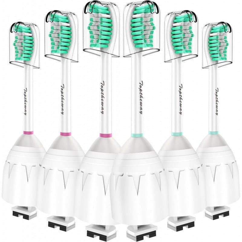 Cabeças de Escova de Substituição Toptheway Compatíveis com Escovas de Dente Sonicare E-Series Essence Xtreme Elite Adva