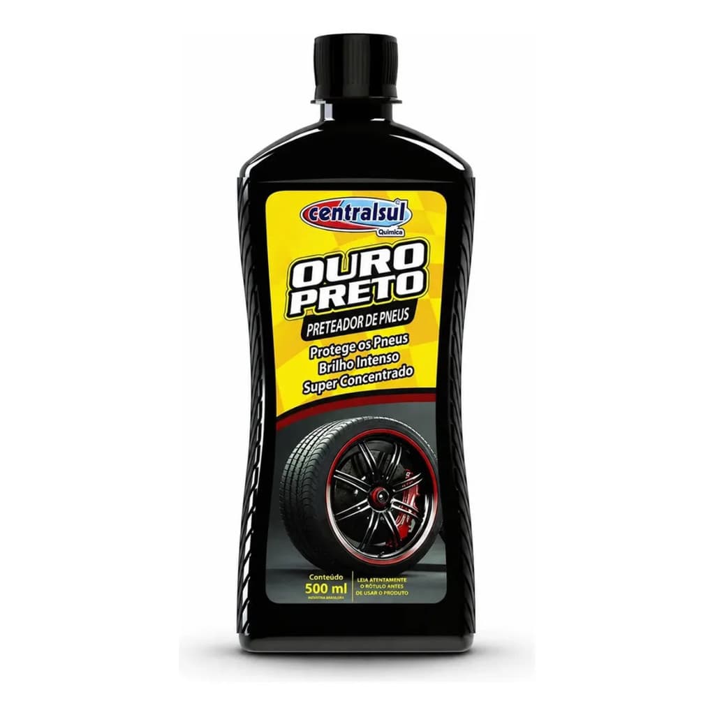 Pretinho de Pneus Ouro Preto 500ml Centralsul