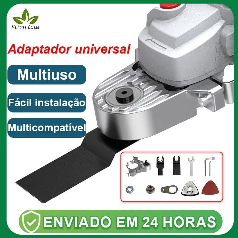 Adaptador Universal para Lixadeira Angular, Conversor Multiferramenta Multiuso