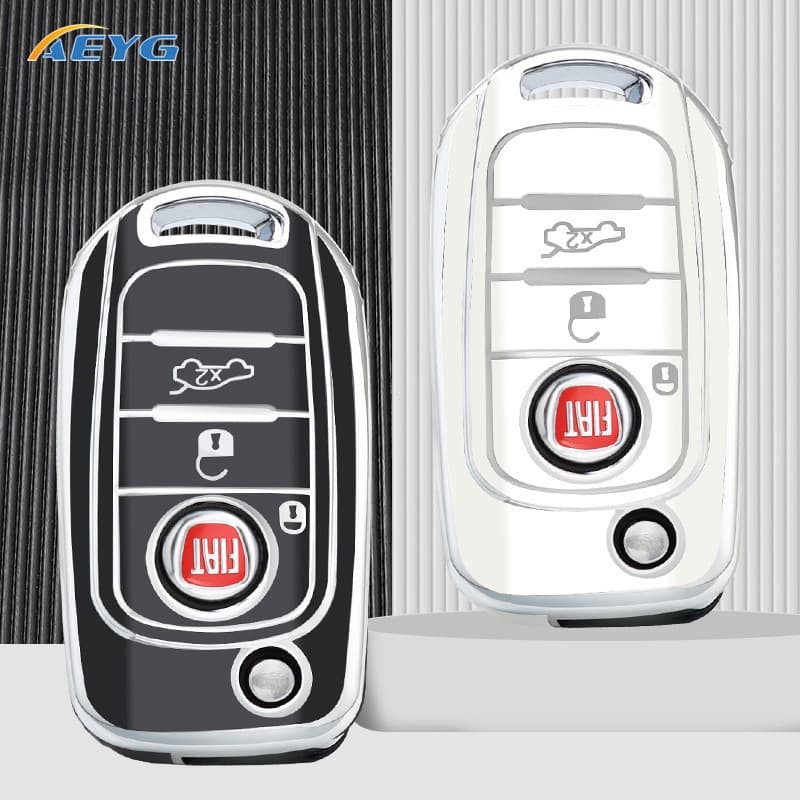 Capa Protetora para Chave Remota de Carro para FIAT Tipo Toro Nuovo Freedom 500X Doblo Argo Grazie Acessórios de Proteçã