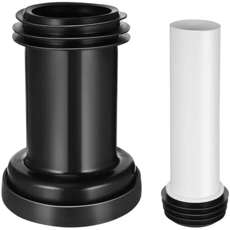 Conector De Vaso Sanitário Pendurado Na Parede , 2 Peças , Tubo De Drenagem Conexão De Plástico , Descarga Traseira Para