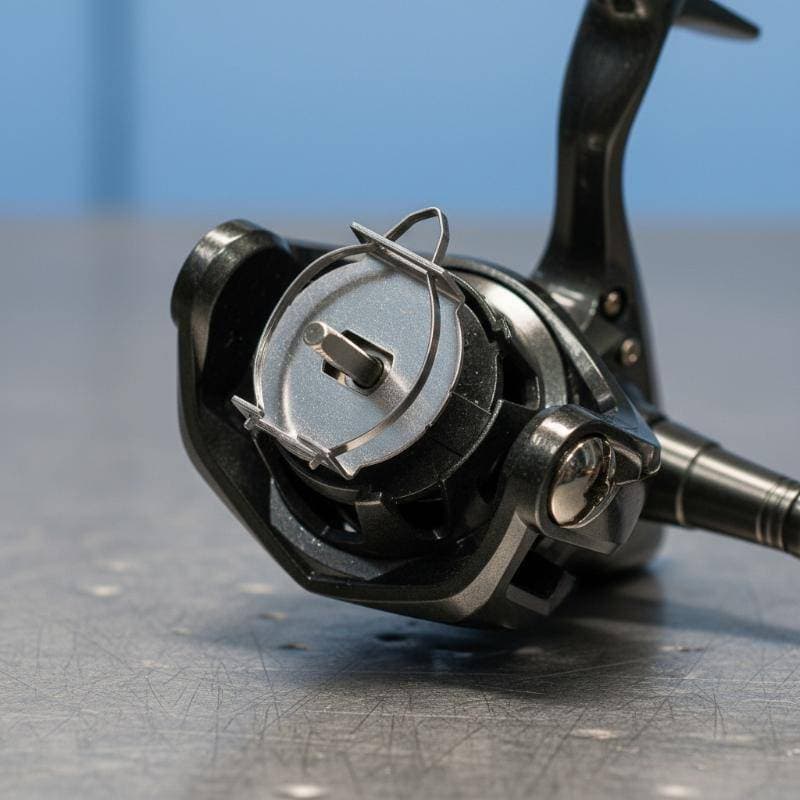[LANXI] 1 Peça De Aço Inoxidável Com Liberação De Mola Sonora Cli Hloder Isca Peças De Carretel De Pesca Suporte De Som