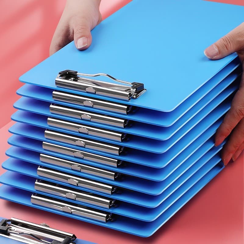 Pasta com prancheta A4, material de escritório, prancheta de escrita A4, pasta de documentos reforçada, bloco de anotaçõ