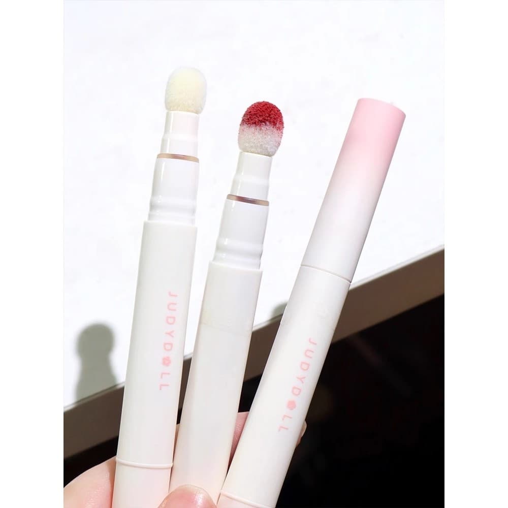 Judydoll/judydoll creme em pó labial almofada de ar creme labial batom esmalte labial lama não desbota copo antiaderente
