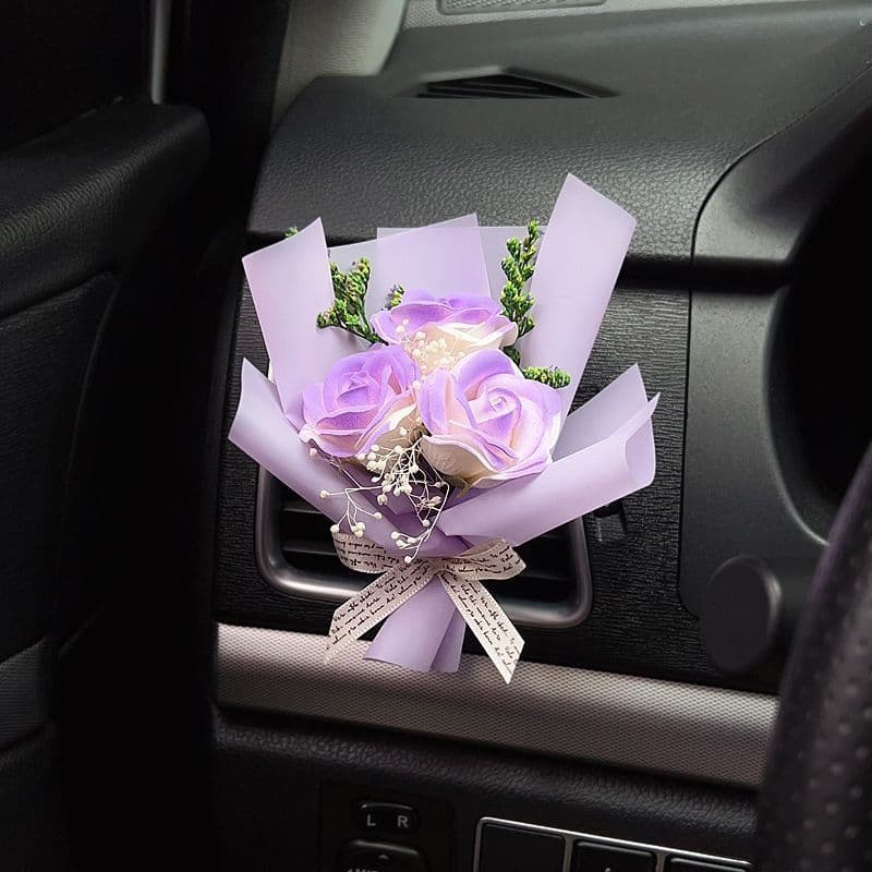 Buquê de sabão de bolso carro / entregar meninas lindo presente interior do carro