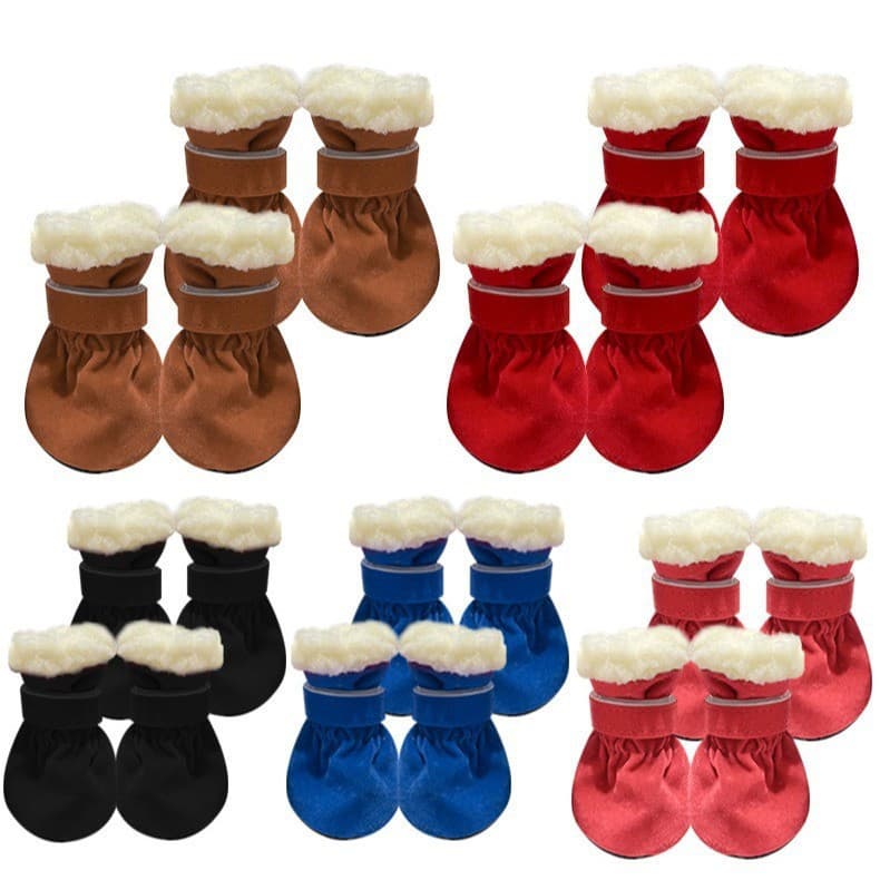Sapatos Resistentes ao Desgaste para Cães, Sapatos Macios para Filhotes, Capas Antiderrapantes para Caminhada, Botas de