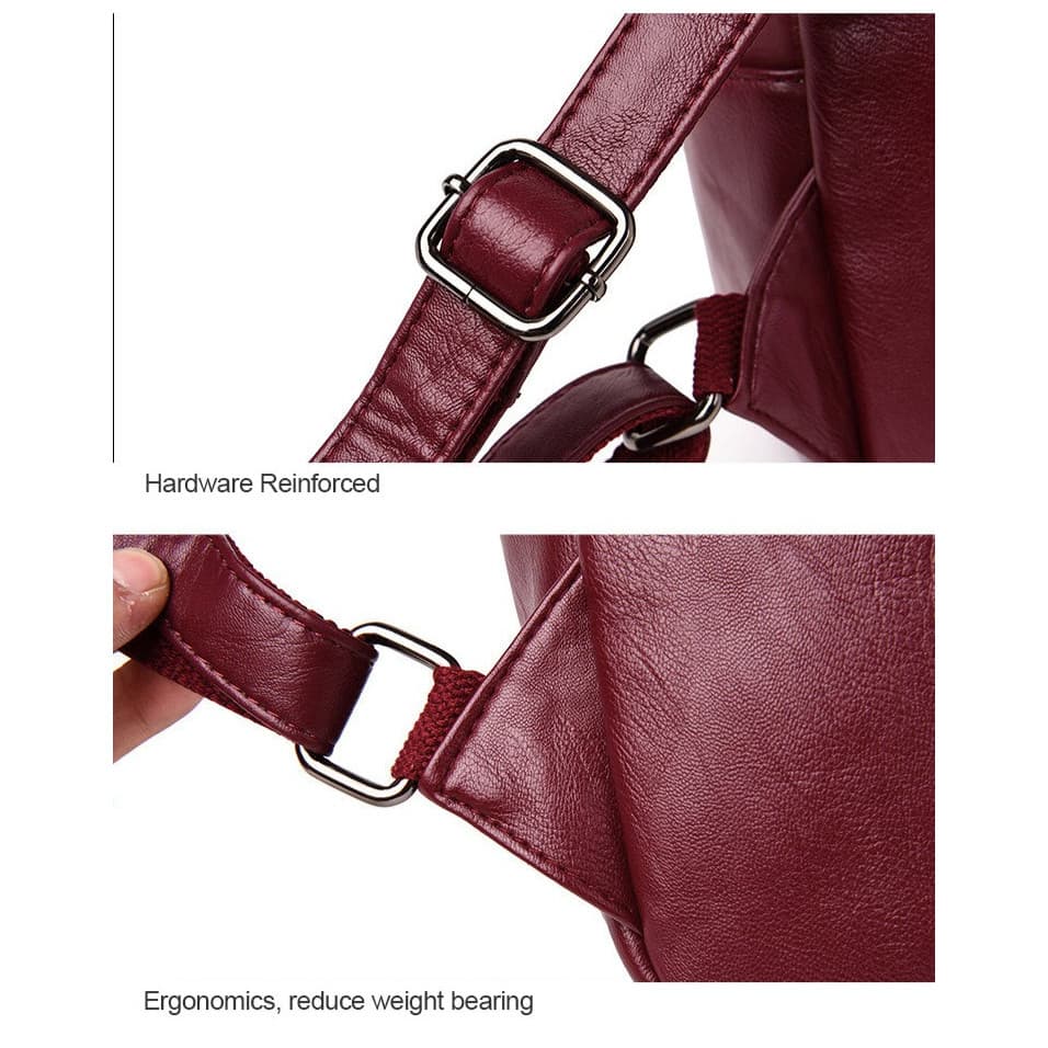 【Antifurto】Bolsa de Ombro Feminina Antifurto, Mochila Escolar Multiuso, Mochila/Trabalho/Feminina