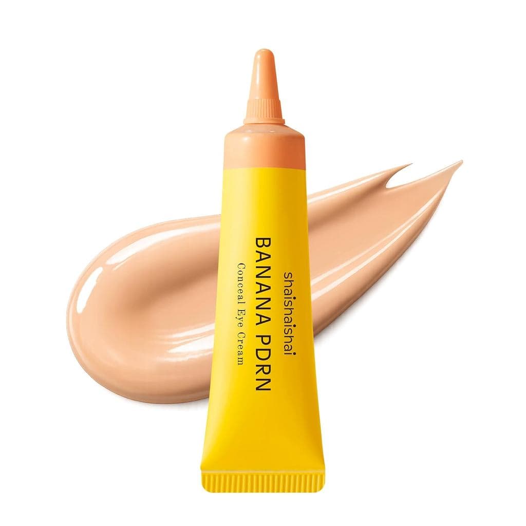 shaishaishai BANANA PDRN Conceal - Creme Hidratante para a Área dos Olhos e Cobertura de Olheiras, Fórmula Avançada com