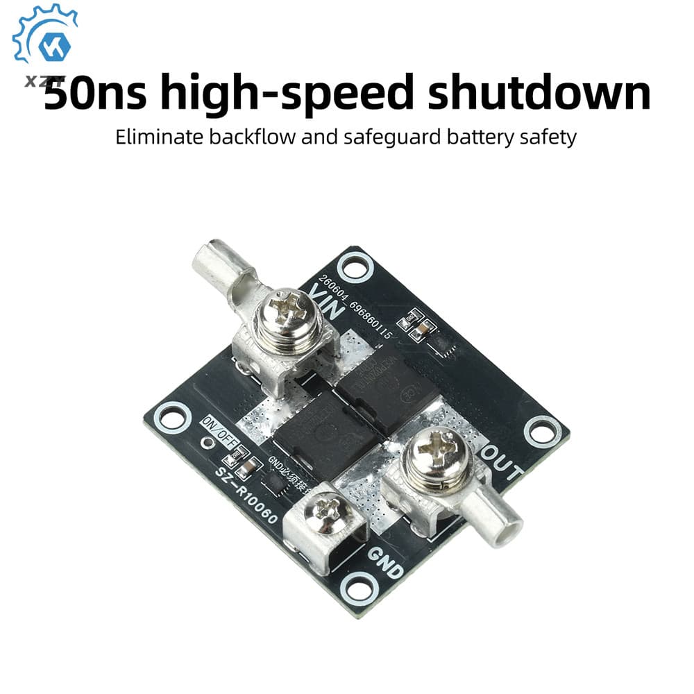DC5 – 100V DC5-60V 100A Módulo De Diodo Ideal De Alta Corrente Proteção De Conexão Reversa De Bateria De Controle De Chi