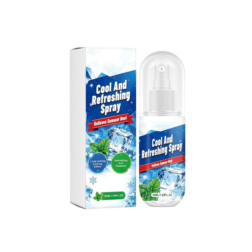 Névoa Corporal Refrescante e Refrescante – Spray Portátil de Resfriamento Instantâneo para Rosto e Corpo, Alívio do Calo