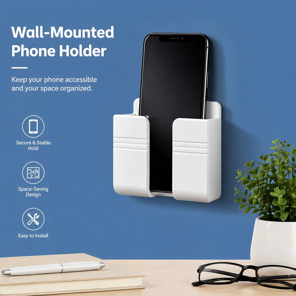 Kit 2 Controle Remoto Adesivo Sem Furos Suporte Para Parede Caixa De Armazenamento Casa Promoção
