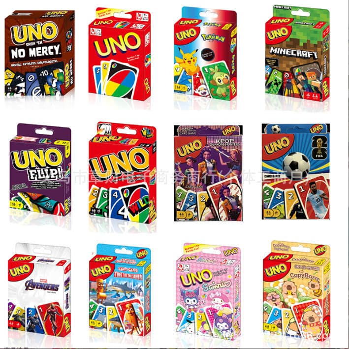 Jogo de tabuleiro UNO Solitaire Card Playing Card Full Range Party UNO Multiplayer Card Game Jogo de tabuleiro