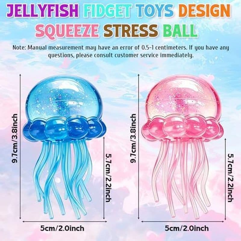 2 Unidades De Brinquedos Para Apertar Gelatina , Bolas De Açúcar De Malte Aliviar O Estresse , Brinquedo Fidget Com Um S
