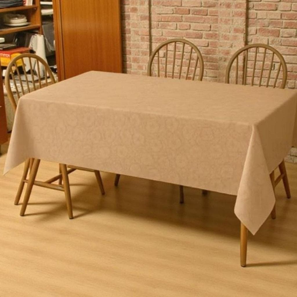 Toalha De Mesa Termica Flora Perolizada 3,20x1,40