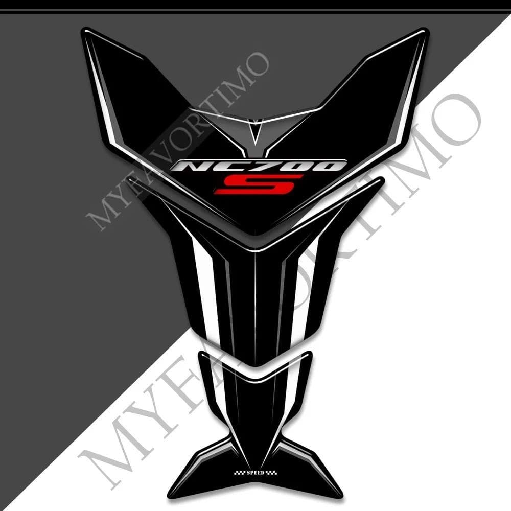 Motocicleta Para Honda NC 700 S NC700S Tanque Almofada Capacete Protetor Carenagem Kit De Óleo Combustível Joelho Adesiv