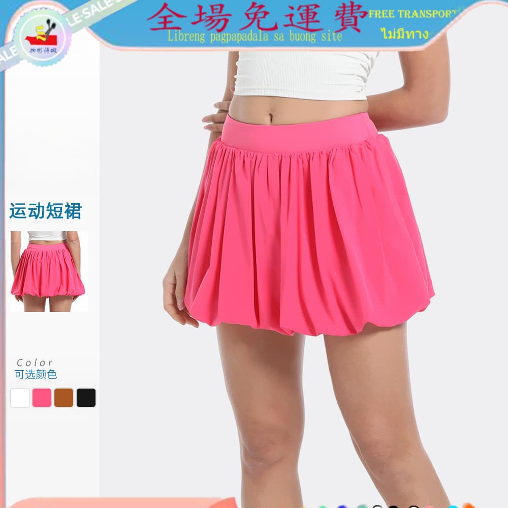 WSX forro shorts esportes tênis saia feminina bolha shorts casuais verão solto shorts esportivos confortáveis shorts cas