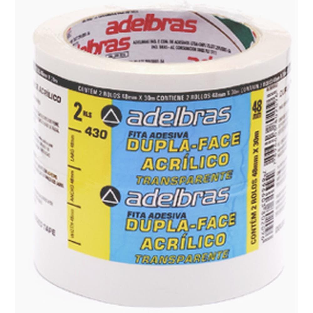Fita Dupla Face Polipropileno 48MMX30MTS.