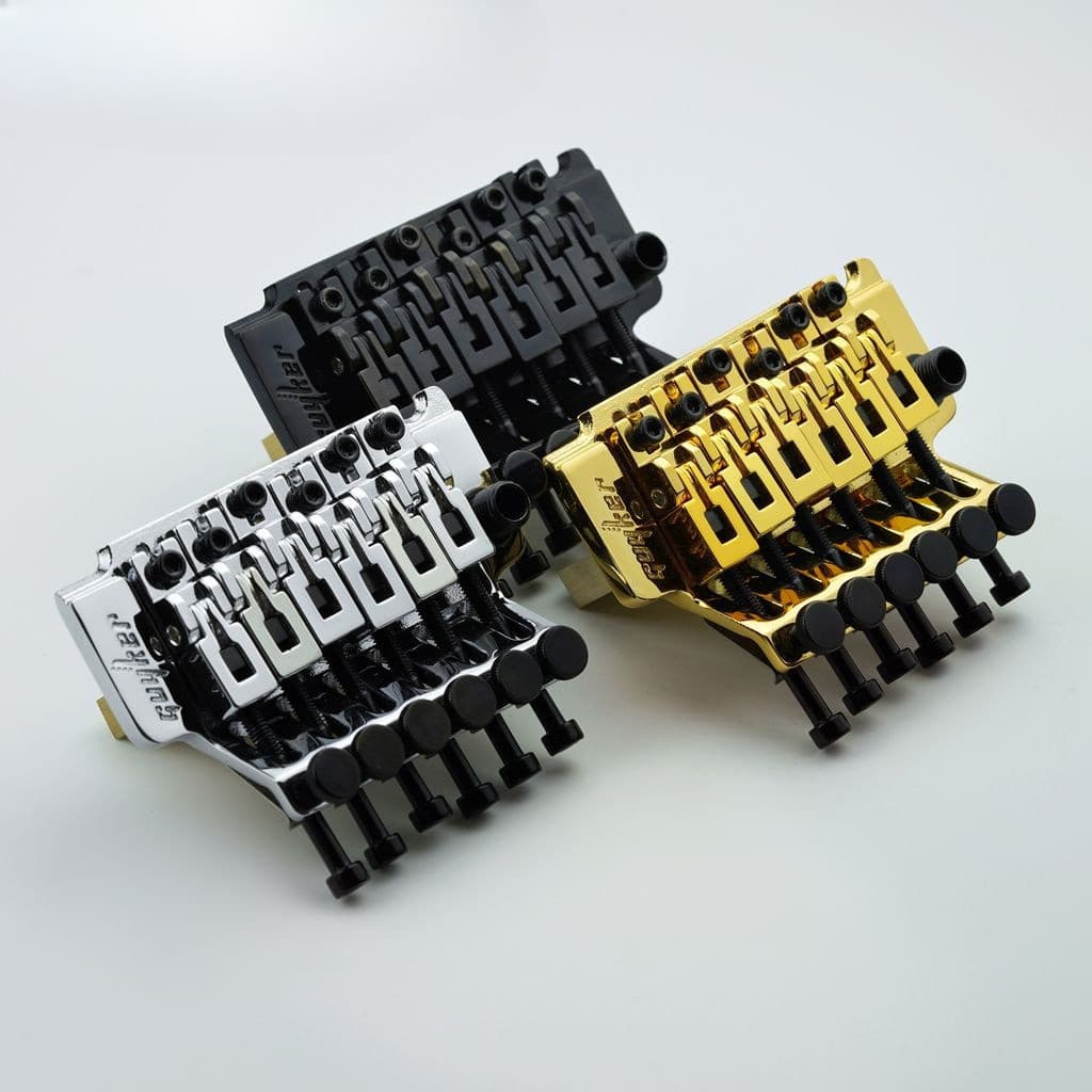 ST-1 Conjunto GUYKER Ponte Tremolo De 6 Cordas , Sistema De Travamento Duplo , Base De Latão , Comprimento 34mm