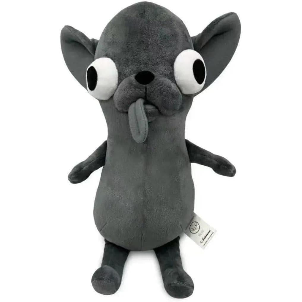 Adorável Brinquedo De Pelúcia Engraçado Para Cachorro Chihuahua RichRabbit , Bicho Fofo E Macio Com Olhos Brancos Grande