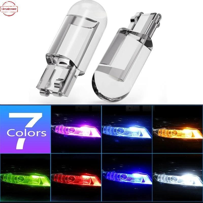 OZTH W5W Led T10 Luz Do Carro COB Claro 6000K Automóveis Motor Placa De Licença Lâmpada Cúpula Leitura DRL Estilo 12V Va