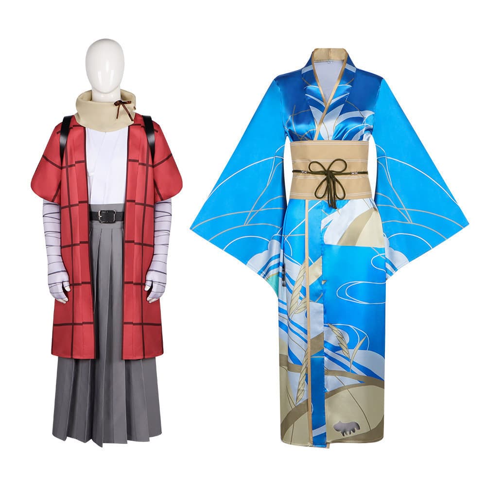 Fantasia de Cosplay Sparks of Tomorrow Sakamoto Kiyakawa Inako Anime Cosplay Halloween para Homens e Mulheres GSFZ