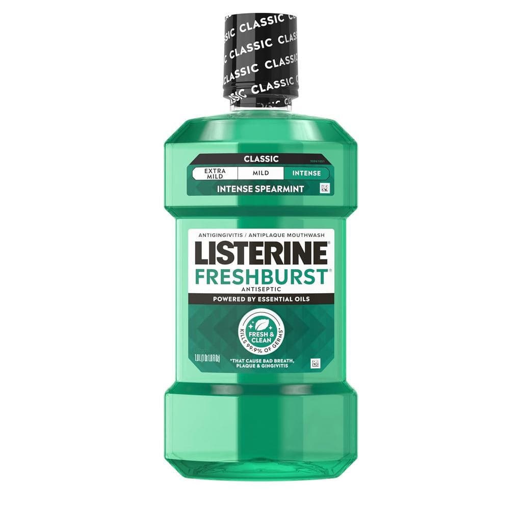 Listerine - 8679 Enxaguante Bucal Hálito Fresco, contém uma fórmula antibacteriana para cuidados orais que combate o mau