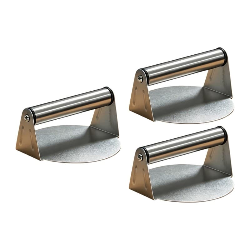 Prensa De Hambúrguer Kellln Steel Patty Press Smash Com Alça Elevada Para Fabricação