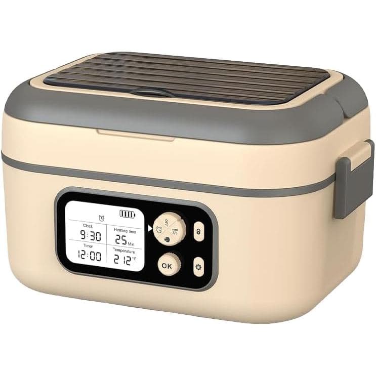 Caixa Térmica Sem Fio para Homens Dravel com Capacidade para 6,3 Copos, Caixa Térmica Elétrica de 100W, Aquecedor de Ali