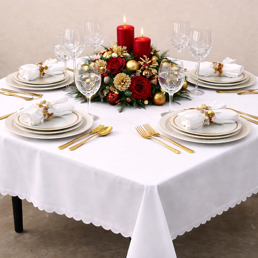 Kit 10 Toalha De Mesa Quadrada 1,50m x 1,50m Oxford Acabamento ultrassonico - Decoração Festa Buffet