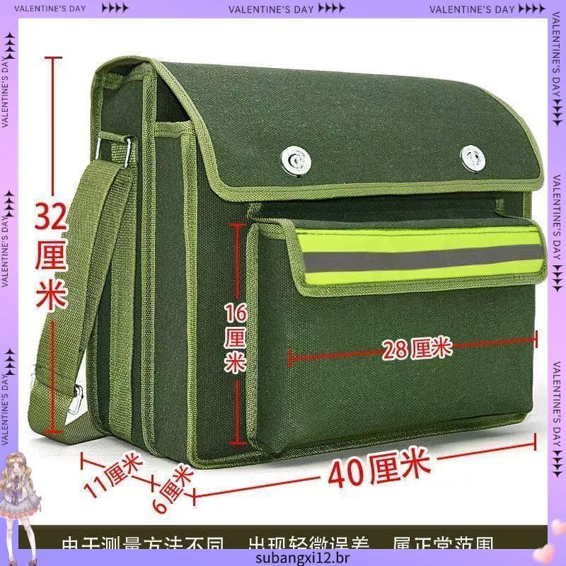 1478 Coleção de pessoas Bolsa de ferramentas reforçadas de nível Industrial Bolsa para eletricista Durável Diagonal Segu