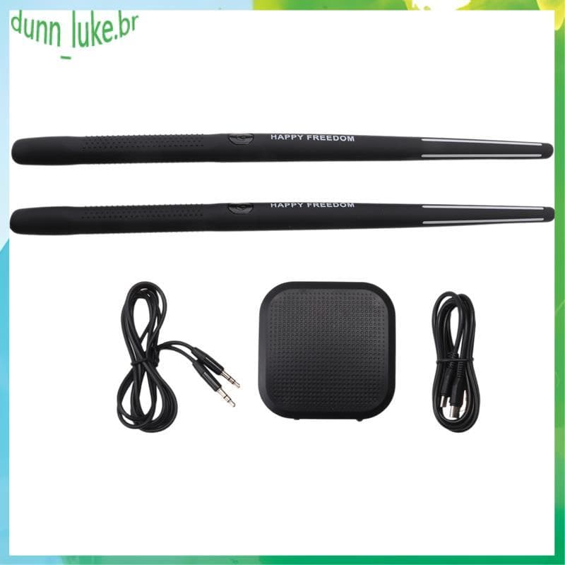 { BR2D } Conjunto De Bateria De Ar Eletrônica Portátil-Baquetas E Pedais Virtuais , Ideal Para Iniciantes , Crianças Adu