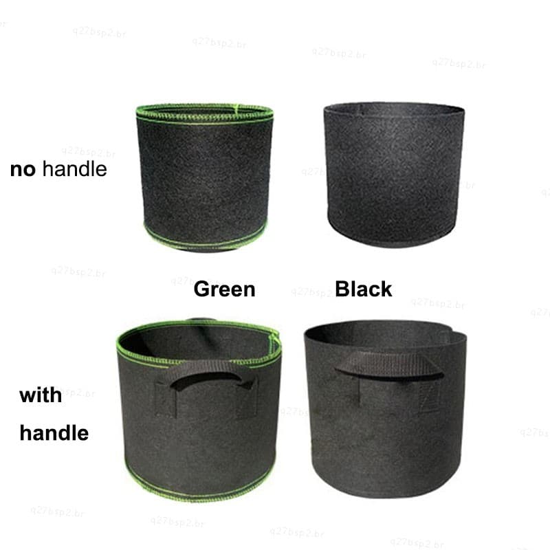 1-3 Galões Não Tecido Crescer Sacos Planta Vaso De Flores Saco De Berçário Para Plantador De Árvores Vegetais Jardim Pla
