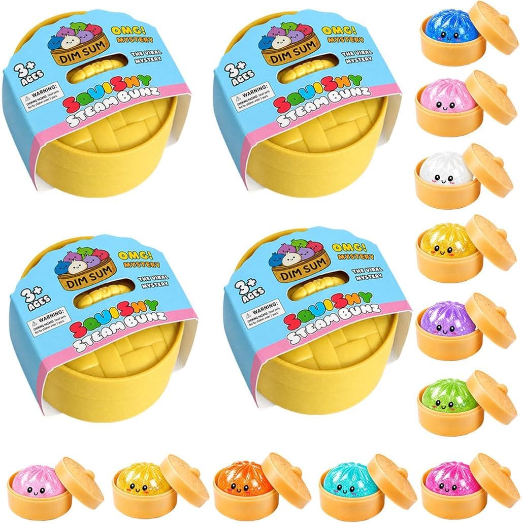 4 Peças de Brinquedos Squishy em Lote para Adultos, 4 Cores Aleatórias, Mini Bolas Anti-estresse (2,2 polegadas) para Ad