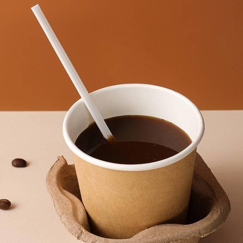 [zitgiy] 100 Peças Haste De Agitação De Palha De Café Descartável Com Três Furos Para Bebidas Quentes E Frias Canudo De