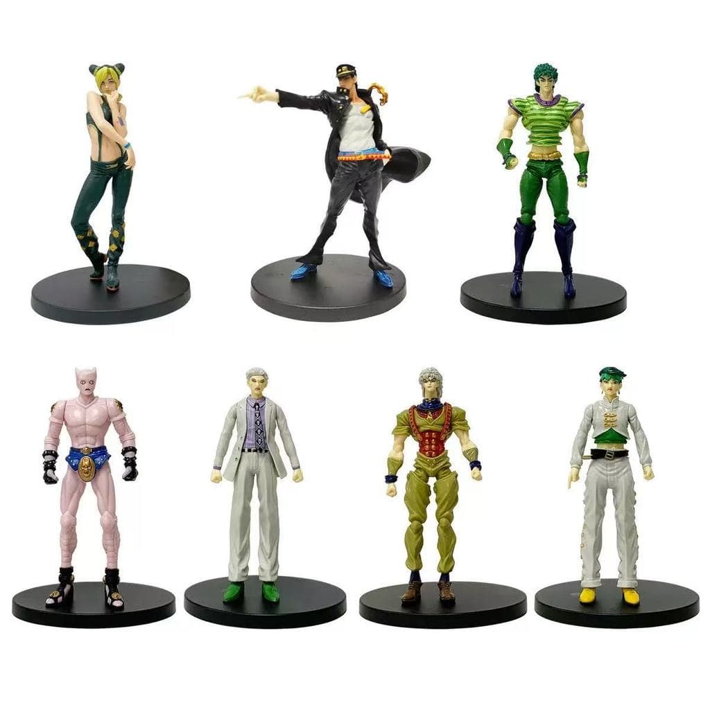 17cm JoJo Bizarre Adventure Jotaro Kujo Figura De Ação Jolyne Cujoh Boneca Brinquedos Infantis