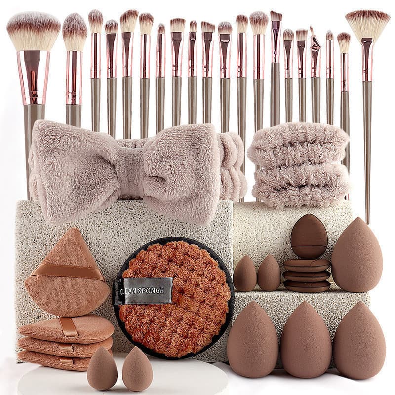 69441 Conjunto de 20-56 Pincéis de Maquiagem Profissionais, Pincéis Macios para Base, Sombra, Corretivo, Blush, Pi 5142