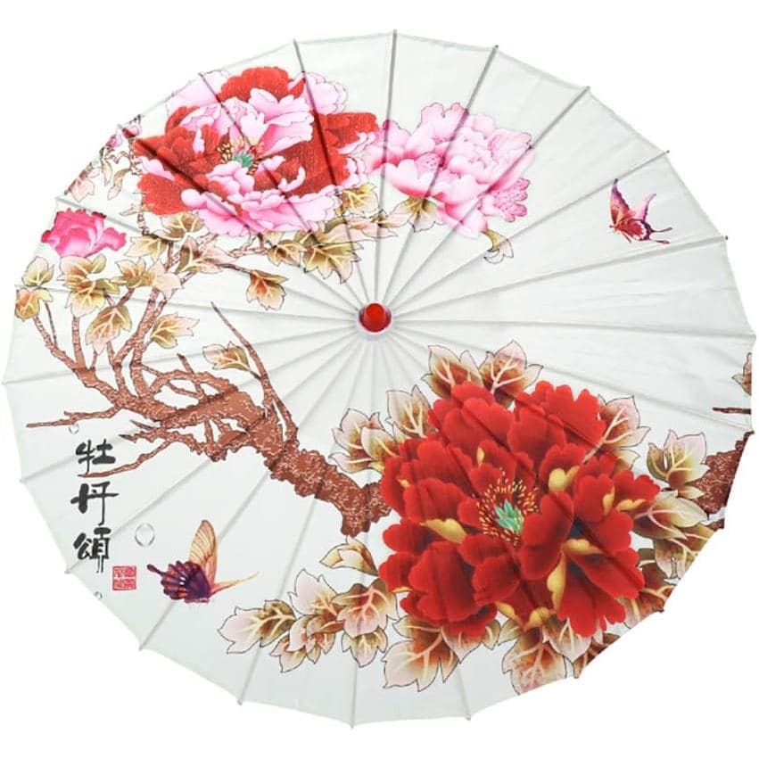 Guarda-chuva de Papel Oleado Chinês Feito à Mão Forart, Resistente à Chuva, Sombrinha Oriental SBNV