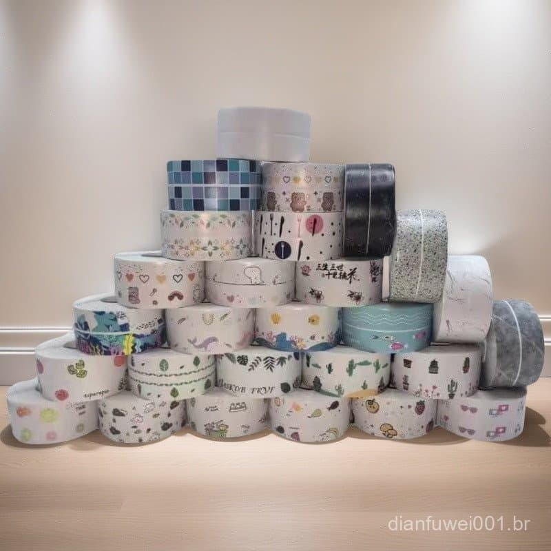 Adesivos para vaso sanitário, banheira, banheiro, fogão, adesivos impermeáveis para casa, fita adesiva, tiras decorativa