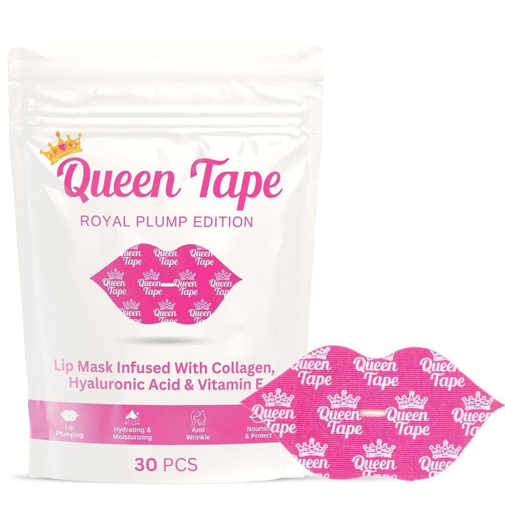 Máscara Labial Hidratante e Volumizadora Queen Royal - Hidratante, Colágeno, Vitamina E, Ácido Hialurônico, Antienvelhec