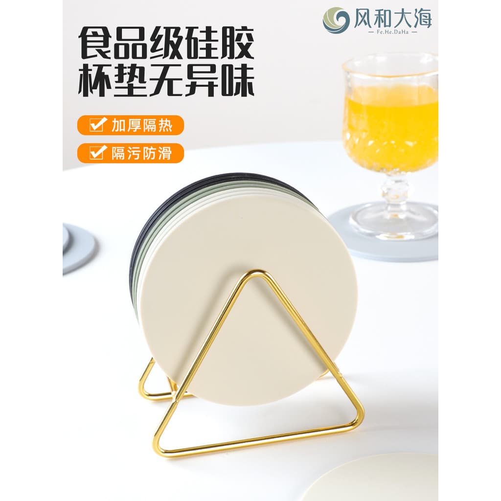 Criativo Silicone coaster cerimônia de chá titular esteira de chá engrossado isolamento térmico chá coaster Anti-desliza
