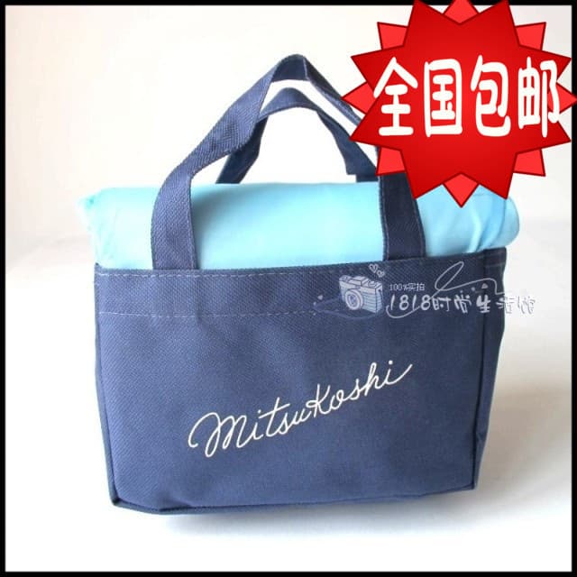 Frete grátis Bolsa de compras dobrável criativa japonesa Bolsa de armazenamento ecológica