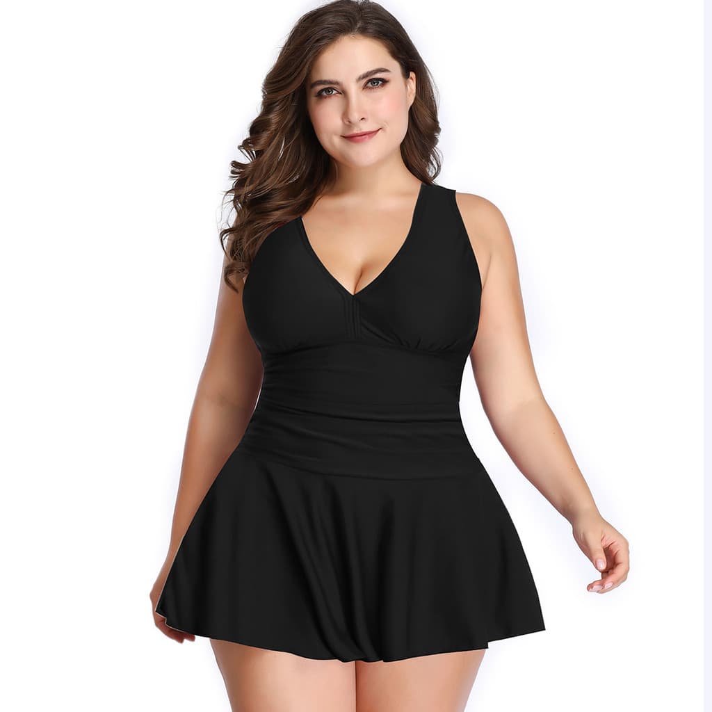 Novo estilo XXXXL saia tamanho Extra grande divisão maiô capa barriga mais magro olhar seios grandes gordura Boxer maiô