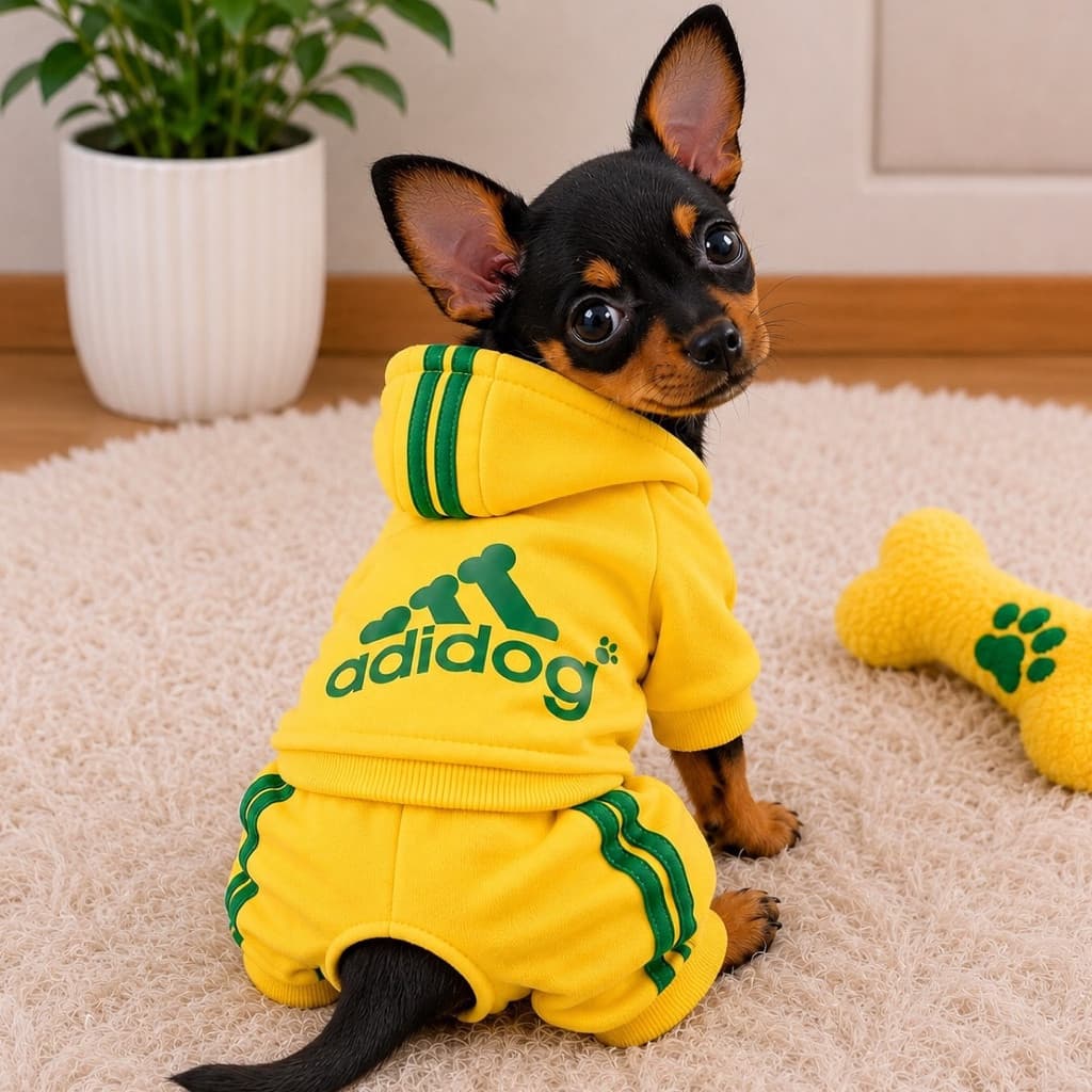 Moda ZPlim Pet Macacão Moleton  para pets /Brasil/copa/pet/roupas/presente