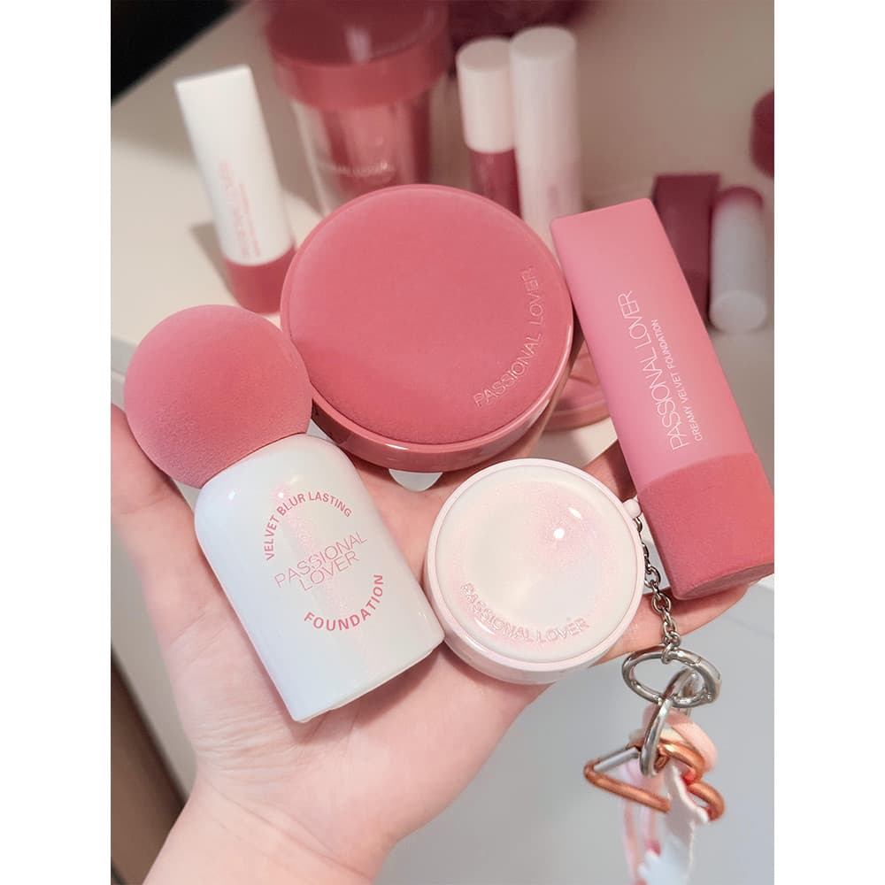 PL Fofo Limitado!PL Rub-Off Base Líquida mini Almofada de Ar Pele Seca Pele Cremosa de Longa Duração Não-Take-Off Ma