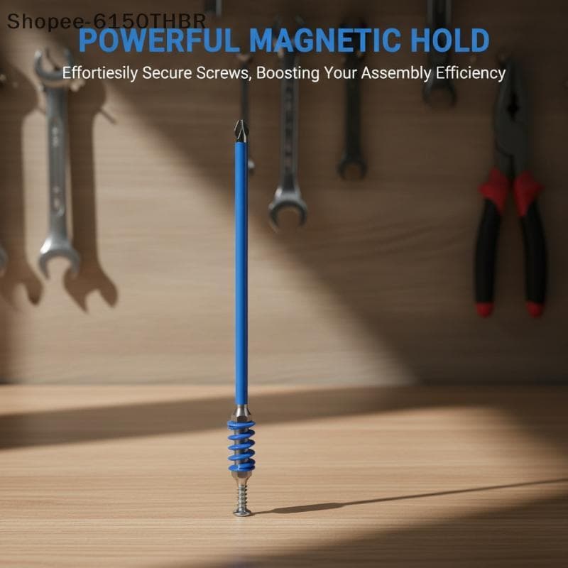 [VJ] Conjunto De Bits De Chave De Fenda Magnética Antiderrapante De Alta Dureza , Tamanhos Variados , Ferramenta Univers
