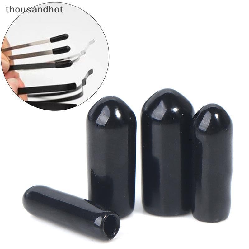 200 Pçs Tampa De Extremidade Redonda De Borracha Para Tubo Parafuso Rosca Protetor Push-fit Tampas Acessórios Diy