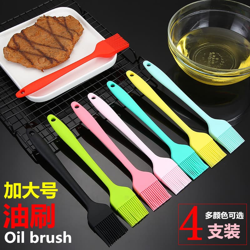Extra grande escova de óleo de Silicone durável escova de churrasco cozinha alimentos cozimento panqueca escova de limpe
