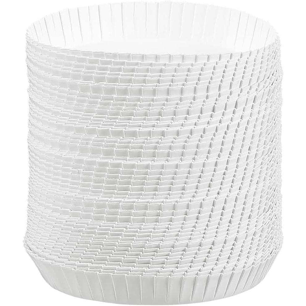 200 unidades de tampas descartáveis para copos de papel: Tampas recicladas para bebidas, tampas para copos de café, tamp