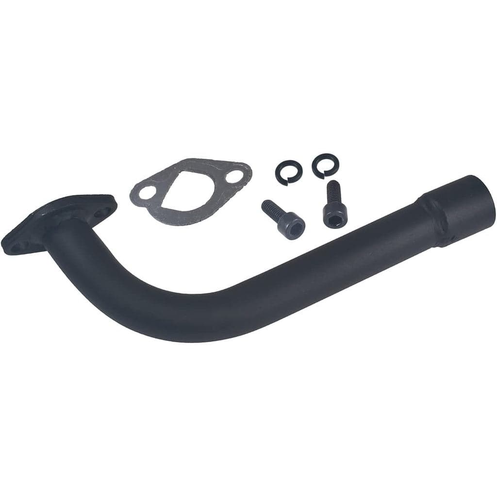 Tubo de escape com rosca fêmea para kart e mini motos Predator 212cc, para Honda GX160 GX200, preto