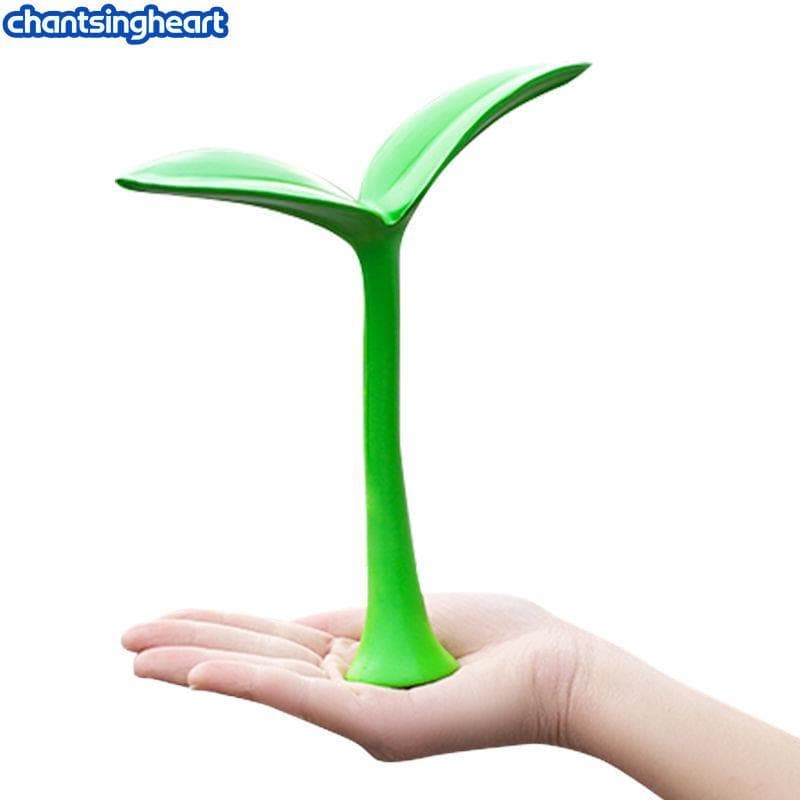 CHANT Acessório Decorativo Para Teto De Carro , Broto De Feijão 3D Com Botão De Flor , Ideal Estilo Externo Personalizad